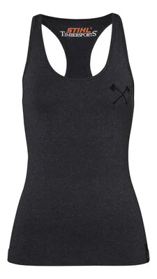 Τοπ SZ L Γυναικείο Γκρι/Μαύρο